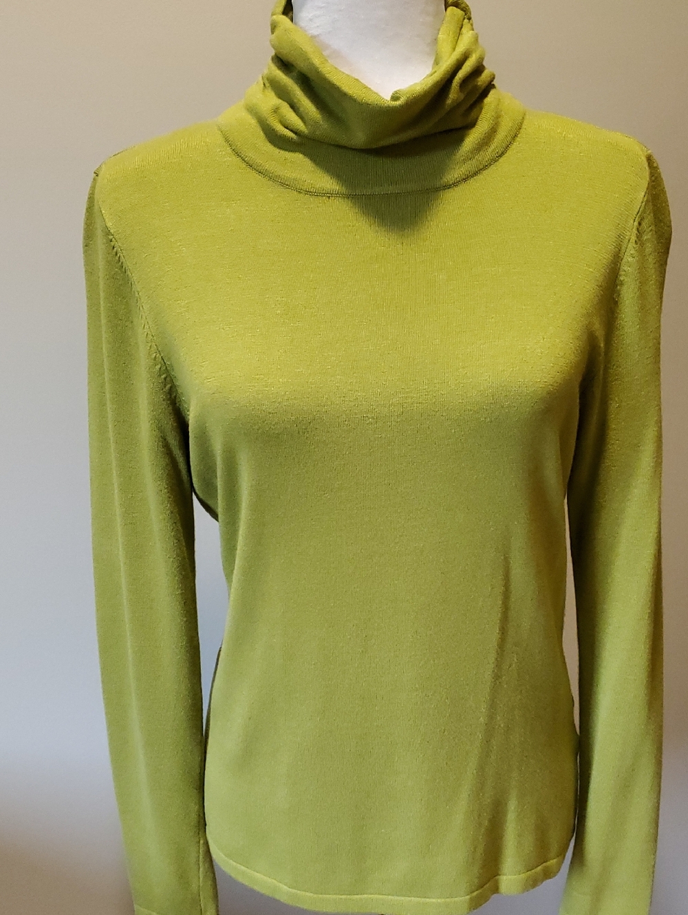Joseph Chartreuse Turtleneck Sweater